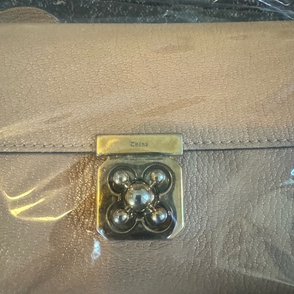 CHLOE ELSIE Gold Savana leather continental wallet - Picture 2 of 7